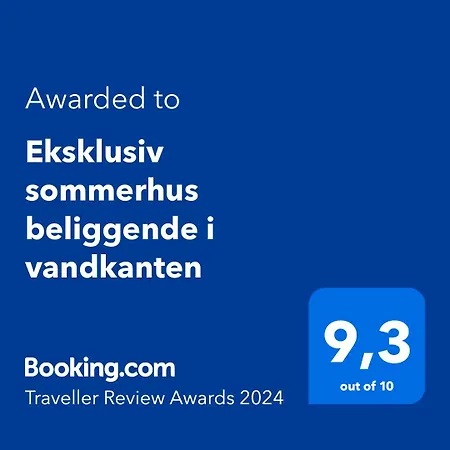 Ferienhaus Eksklusiv Beliggende I Vandkanten Munkebo